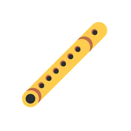 Flute animated emoji