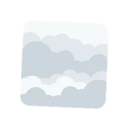 Fog animated emoji