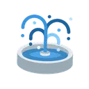 Fountain cartoon animated emoji
