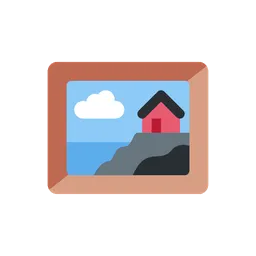 Framed picture animated emoji
