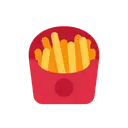 French fries cartoon animated emoji