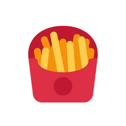 French fries animated emoji