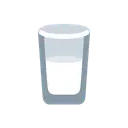 Glass of milk cartoon animated emoji