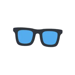 Glasses animated emoji