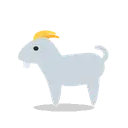 Goat cartoon animated emoji