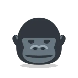 Gorilla animated emoji