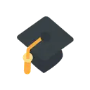 Graduation cap cartoon animated emoji