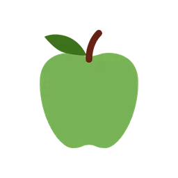 Green apple animated emoji