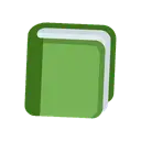 Green book cartoon animated emoji