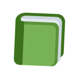 Green book animated emoji