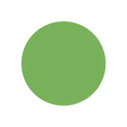 Green circle animated emoji