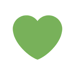 Green heart animated emoji