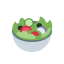 Green salad cartoon animated emoji