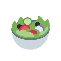 Green salad animated emoji