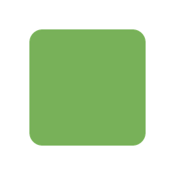 Green square animated emoji