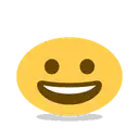 Grinning face cartoon animated emoji