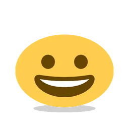 Grinning face animated emoji