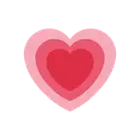 Growing heart cartoon animated emoji