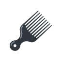 Hair pick cartoon animated emoji