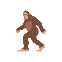 Hairy creature animated emoji