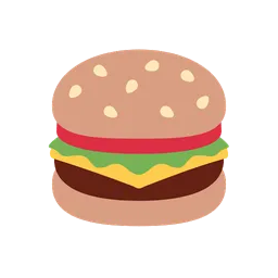 Hamburger animated emoji