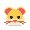Hamster cartoon animated emoji