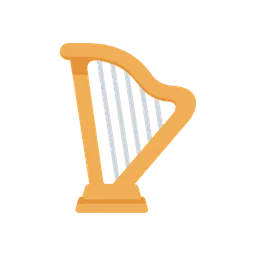 Harp animated emoji
