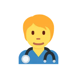 Health worker animated emoji