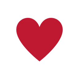 Heart suit animated emoji