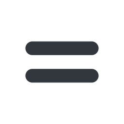 Heavy equals sign animated emoji