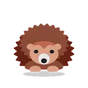 Hedgehog cartoon animated emoji