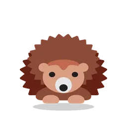 Hedgehog animated emoji