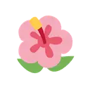 Hibiscus cartoon animated emoji