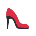 High-heeled shoe cartoon animated emoji