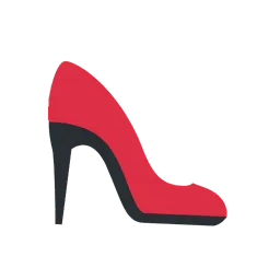 High-heeled shoe animated emoji