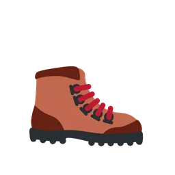 Hiking boot animated emoji
