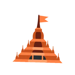 Hindu temple animated emoji