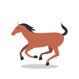 Horse animated emoji