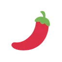 Hot pepper cartoon animated emoji