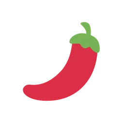 Hot pepper animated emoji