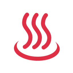 Hot springs animated emoji