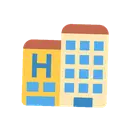 Hotel cartoon animated emoji