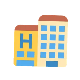 Hotel animated emoji