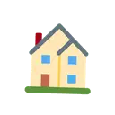 House cartoon animated emoji