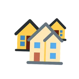 Houses animated emoji