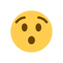 Hushed face cartoon animated emoji