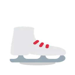 Ice skate animated emoji