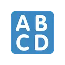 Input latin uppercase cartoon animated emoji