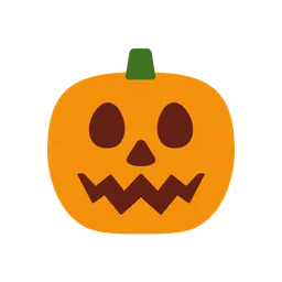 Jack-o-lantern animated emoji