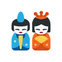 Japanese dolls cartoon animated emoji